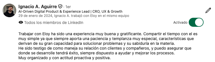 Opinión de consultoras 1