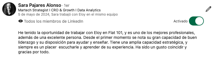 Opinión de consultoras 2