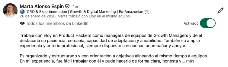 Opinión de consultoras 3